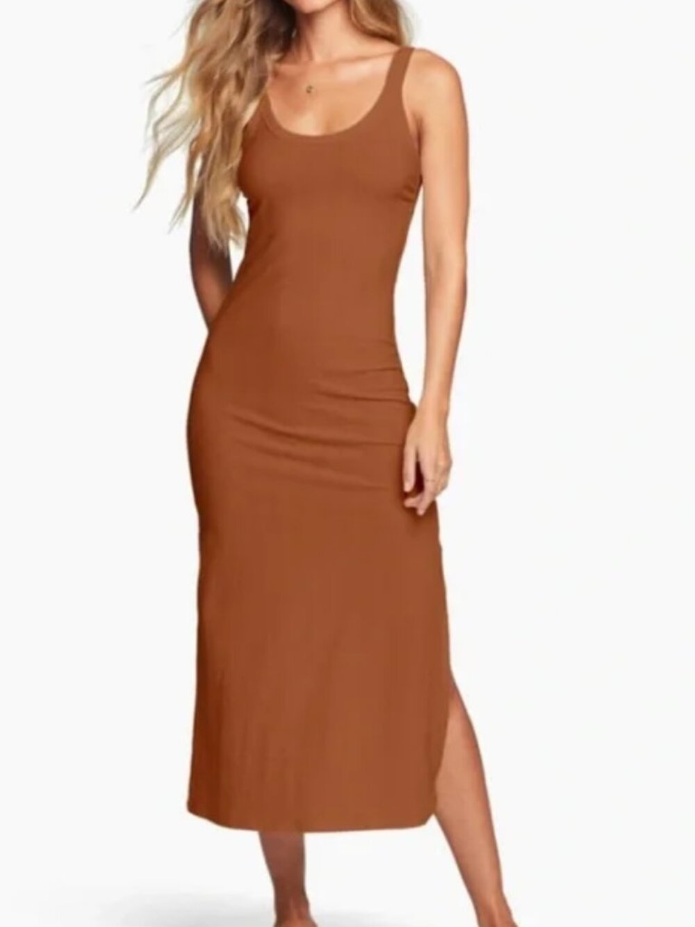 Vitamin A "West" Rib Tank Dress